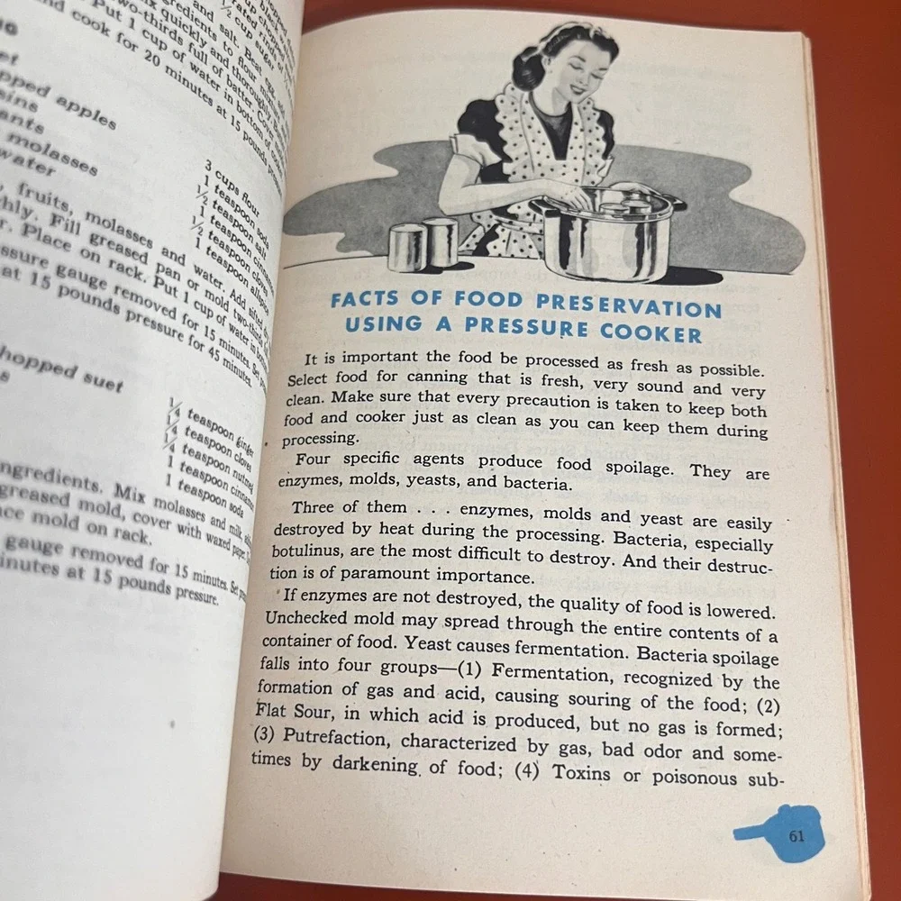 Vintage Maid of Honor Pressure Cooker Instructions Recipes Sears Roebuck Manual
